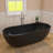 Fslefay 69'' Freestanding Bathtub Solid Surface Deep Soaking Tubs-125549915