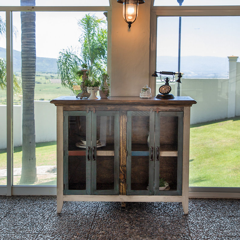 Dodge Lupita 4 Glass Door Sideboard