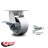 Kingpinless Semi Swivel Caster