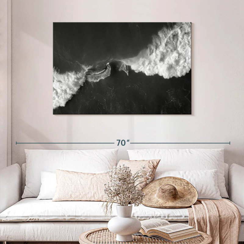 Sireci Surfer Waves, 30" H x 45" W