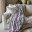 Jeté Lilac Blossom Retreat - 1 pièce Sherpa Bla Premium-625279802