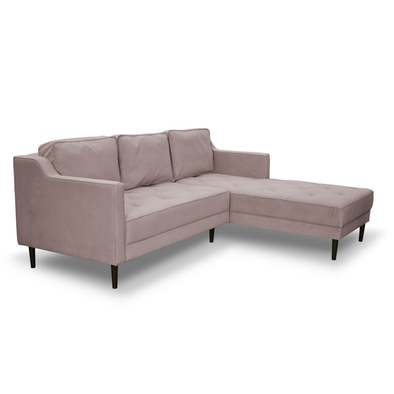 4 Seater Sofa Bed, Right Hand Facing, Light Pink