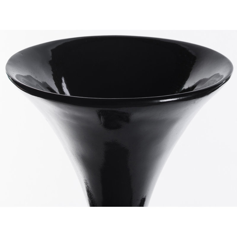 Centre de table de mariage décoratif en fibre de verre 24,5 po Geneve, Noir