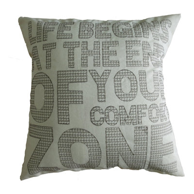 Housse de coussin Inspirational Quote