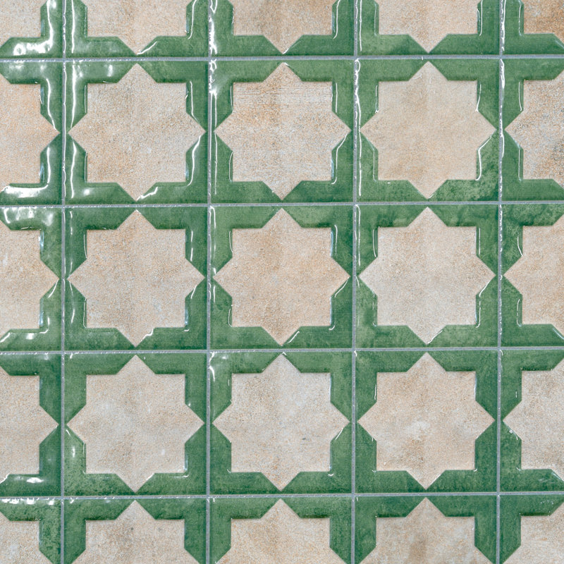 Citadelle 12,2 po X 22 po Carrelage mural en porcelaine grand format mat et brillant (paquet de 13,03 pieds carrés) - paquet de 7