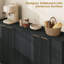Designer Modern Minimalist Style 55'' Fluted Panel Sideboard-290902673