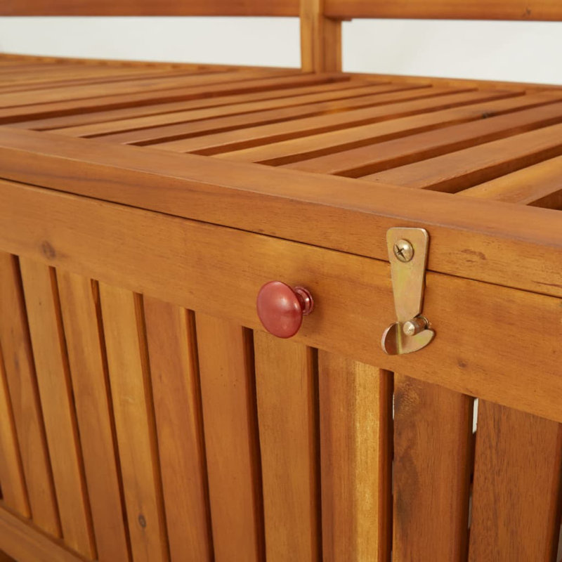 Legg Solid Wood Storage Bench, 84cm H x 170cm W x 63cm D