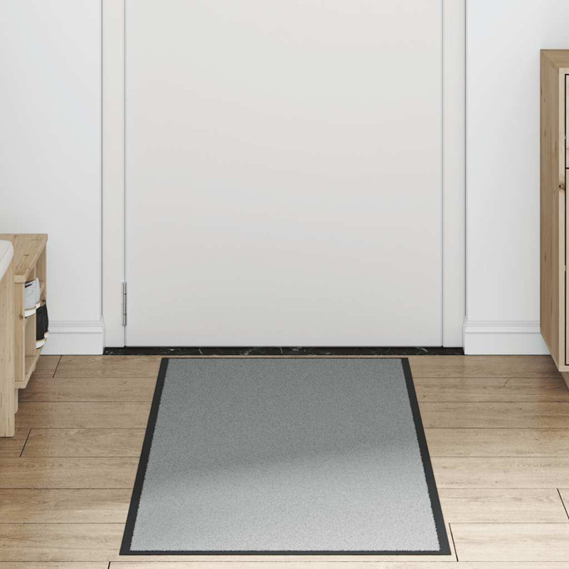 Non-Slip Indoor / Outdoor Door Mat, Grey, 60cm W x 180cm L