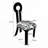 Linen Upholstered Solid Wooden Dining Chairs