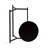 Two-Piece Round Plant Stand Set