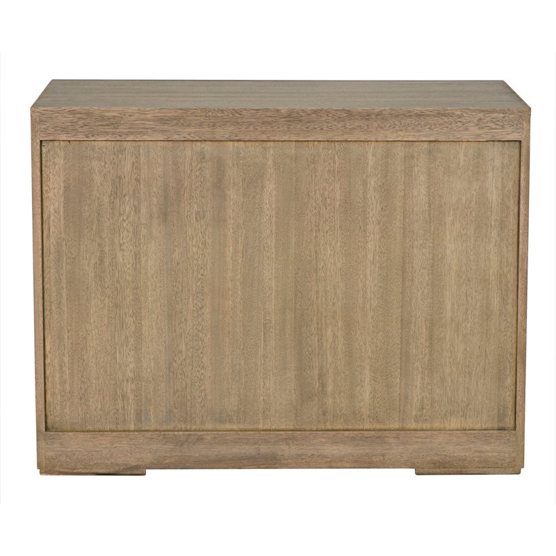 3 - Drawer Solid Wood Dresser, Washed Walnut