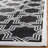 Gere Geometric Black/Cream Indoor / Outdoor Area Rug-1468322096