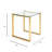 Mgrdich Glass Top End Table-24230843