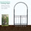 Tonnelle de jardin en métal Outsunny