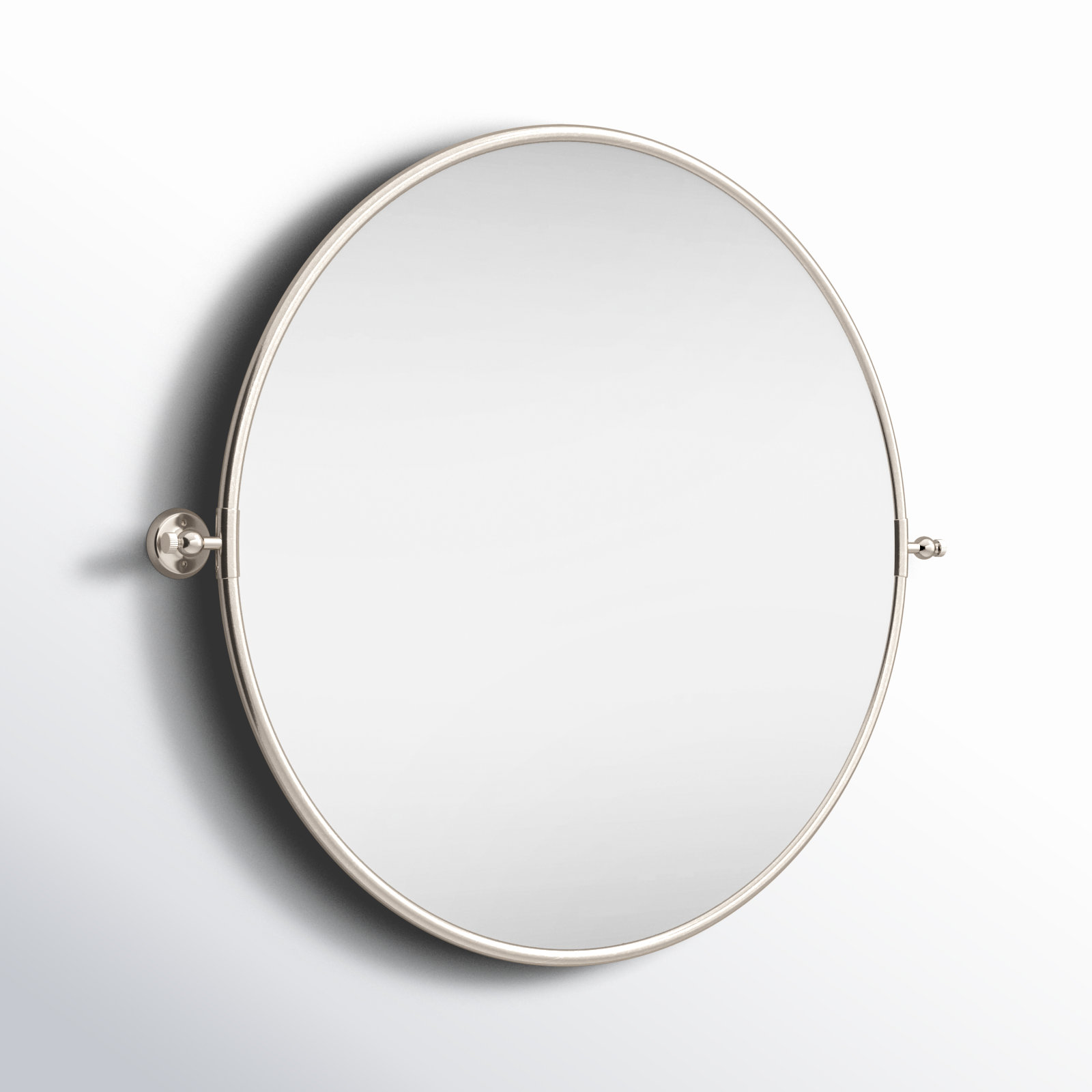 Dara Metal Mirror, 32" H x 35" W x 4" D, Iron