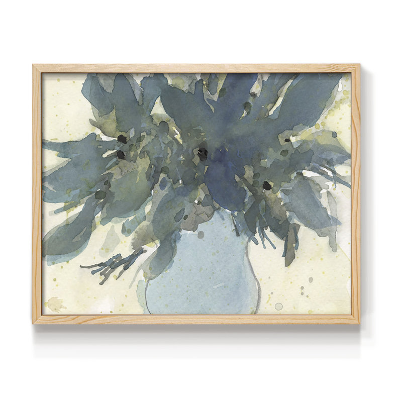 Blue Vintage Charm II - reproduction encadrée, H 8 po x l 10 po, Naturel