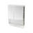 Double-Door cabinet with Open Shelf and Towel Rack-1823301626