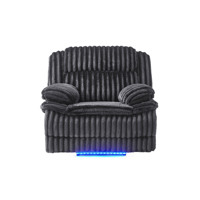 Fauteuil inclinable électrique WINSTON BLACK avec DEL