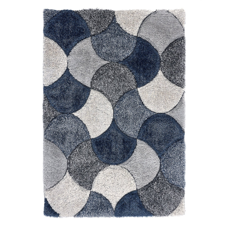 Geometric Shapes Machine Tufted Area Rug, Rectangle 160 x 230 cm