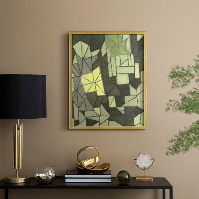 Cubic Prism I, reproduction encadrée - bois massif