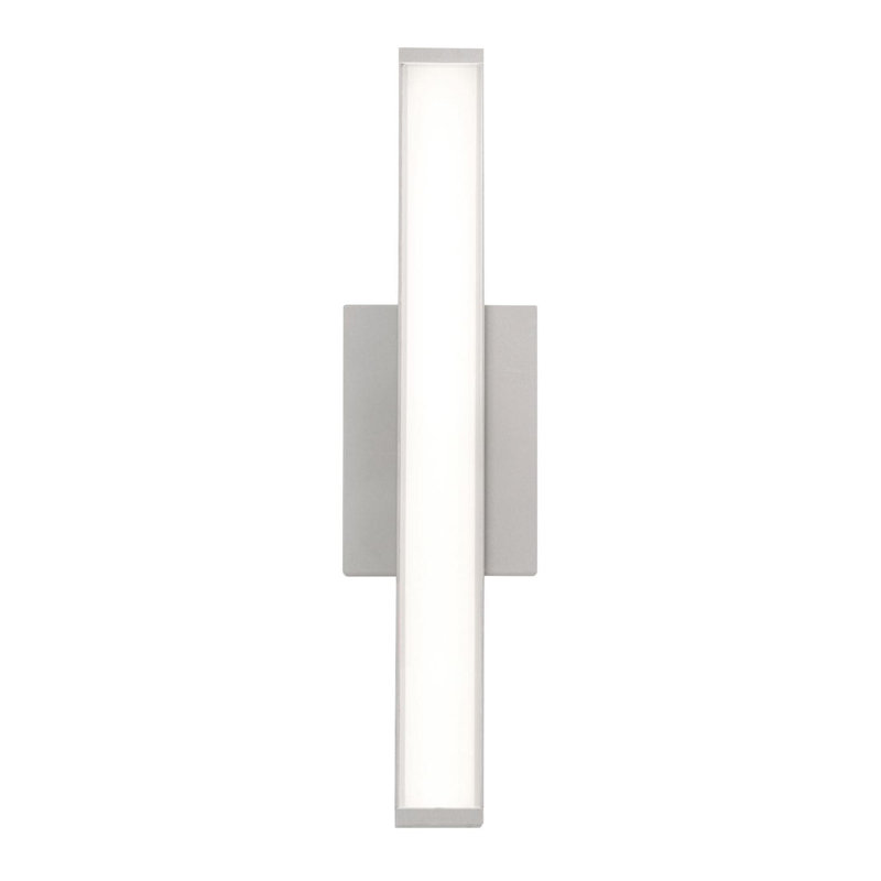 Harolson LED Wall Light, 18" H x 4.5" W x 2.5" D, Gray