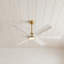 Ventilateur de plafond intelligent avec lumière, 6 pales en bois massif, débit d'air élevé de 7855 pi³ / min, moteur réversible à courant continu, contrôle intelligent, ventilateur de plafond ultra silencieux pour les grandes pièces, ventilateur de plafond intérieur moderne-1455755810-1480739605-1480739608