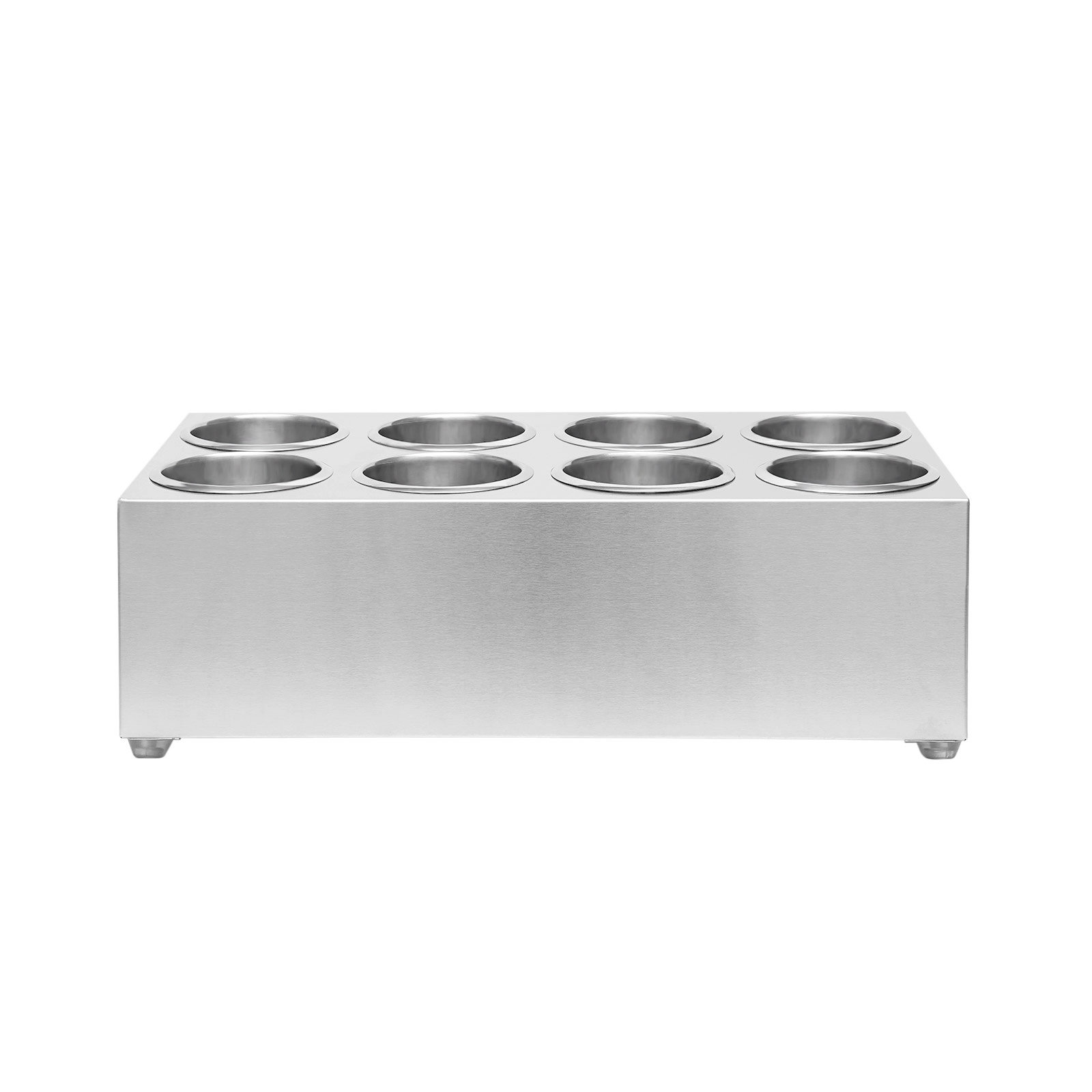 Ebern Designs Stainless Steel Round Flatware Caddy Wayfair