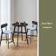 Ensemble de chaises de bar en bois, ensemble de 2, îlots de cuisine rembourrés et modernes, tabouret à hauteur de comptoir avec dossier, chaises à structure en bois-1110866796