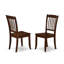 Cet ensemble de salle à manger 5 pièces comprend une table rectangulaire en bois avec un papillon et 4 chaises de salle à manger en acajou-1270227961-1313939292-1263928295