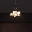 Ampoule en verre Pentangle DEL de style cristal massif, blanc chaud 3000K, ampoules à culot moyen E26 / 27 (base non incluse)