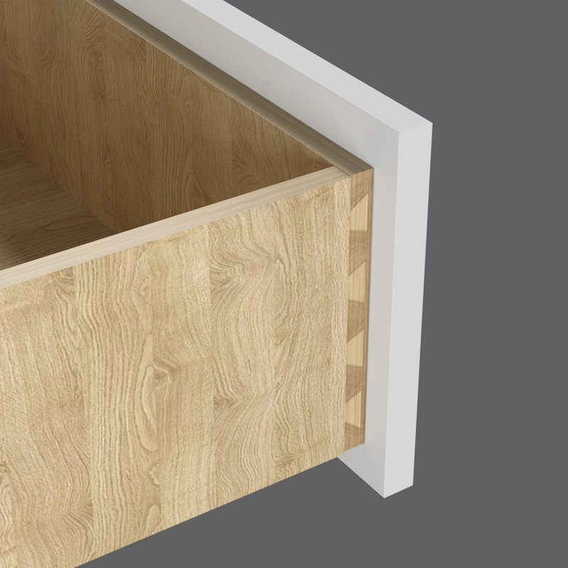 Solid wood 42" Single Bathroom Vanity Base Only in White