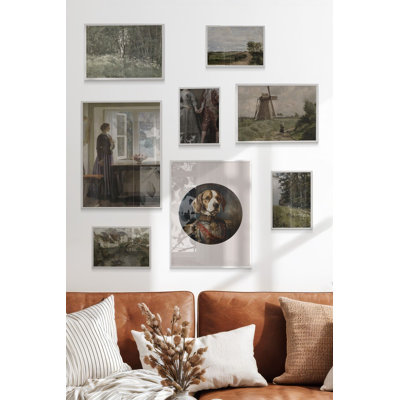 Tableau décoratif encadré (8 pièces)
