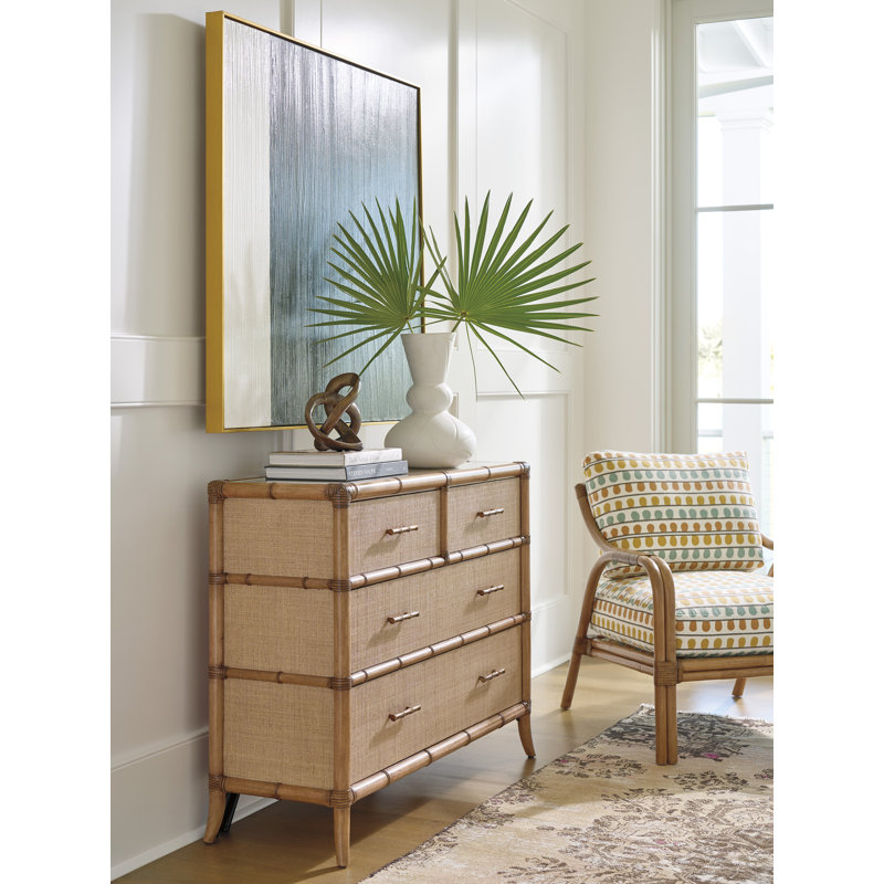 Dolphin 4 - Drawer Dresser, Brown