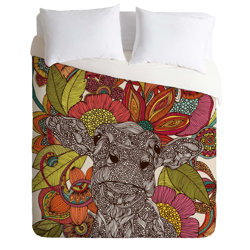 Ensemble de housse de couette fleurs, Housse de couette pour grand lit et 2 taies décor