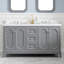 Ensemble de meuble-lavabo double 60 po Ahanu-566041993