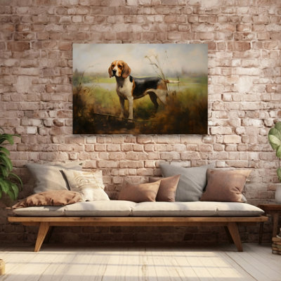«On the Hunt», reproduction d'art contemporain abstrait 1
