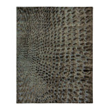 Distressed Homage Hand Knotted Wool Geometric Area Rug