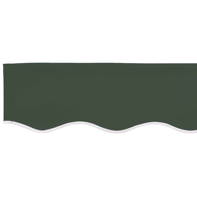 VidaXL Retractable, Does Not Applycm H x 281cm W x 20cm D, Dark Green