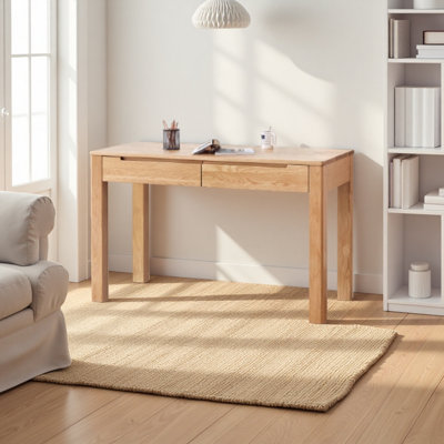 All solid wood learning desk