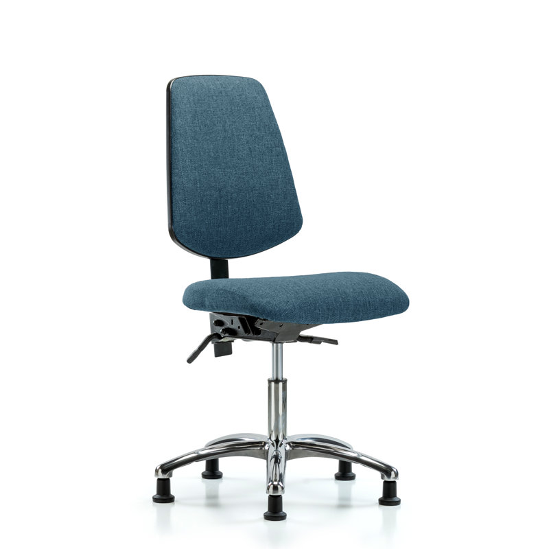 Allegro Task Chair, Blue, Glides, Not Included