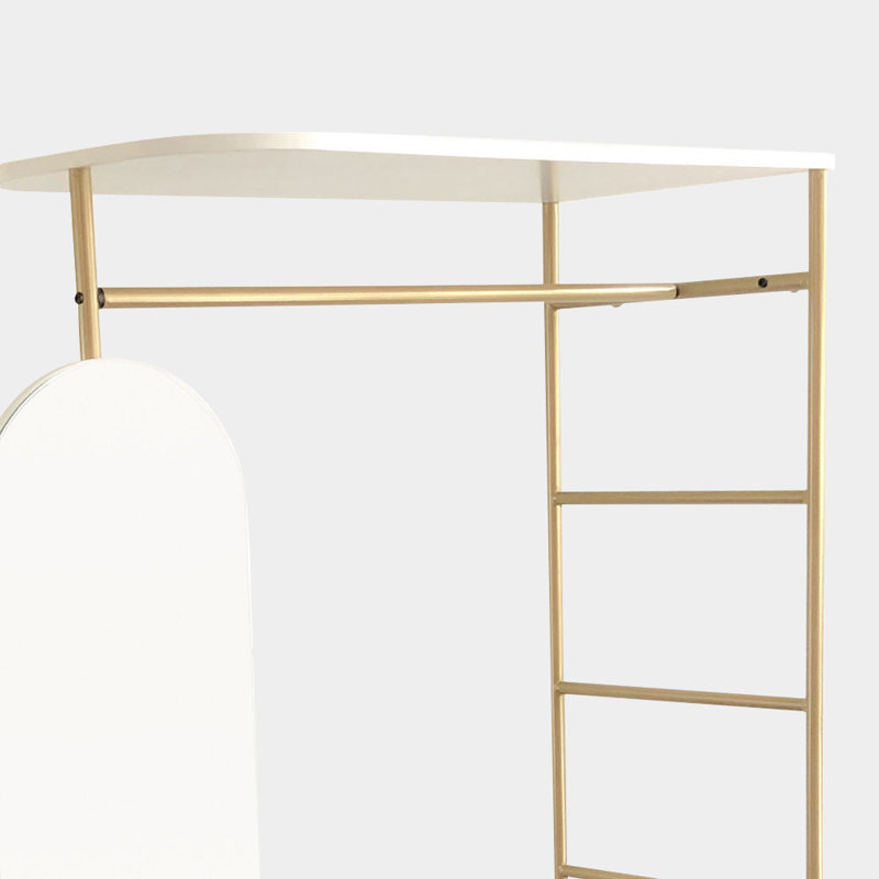 Almarie 95cm Industrial Pipe Clothing Rack