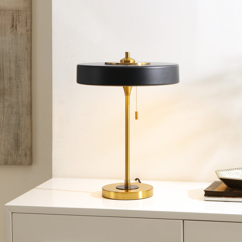 Settimo Metal Table Lamp, Black