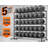 Nesat 60'' W Steel Height -Adjustable Shelving Unit with Wheels-766115035
