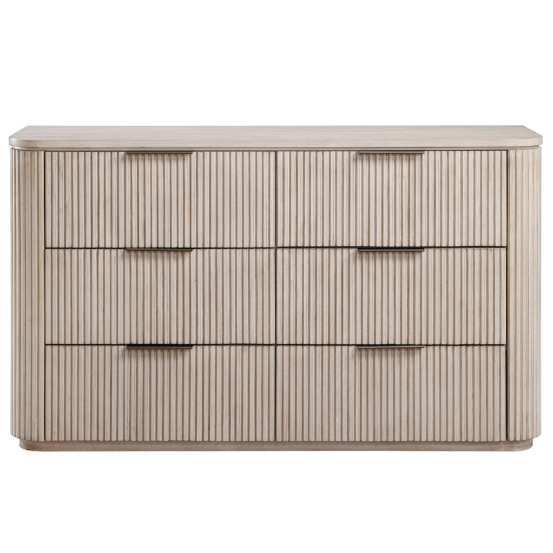 Commode en bois 65 po Kher Jinn, Brun clair