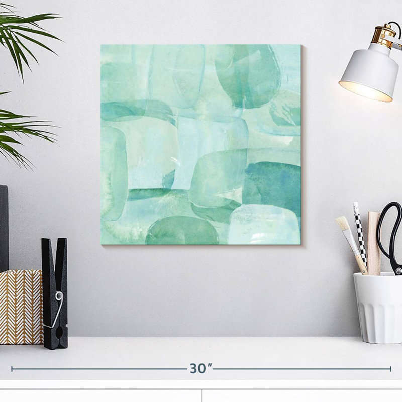 Sea Glass Reflection II, H 16 po x l 16 po
