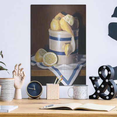 «Blue Stripes Lemons» par Cecile Baird