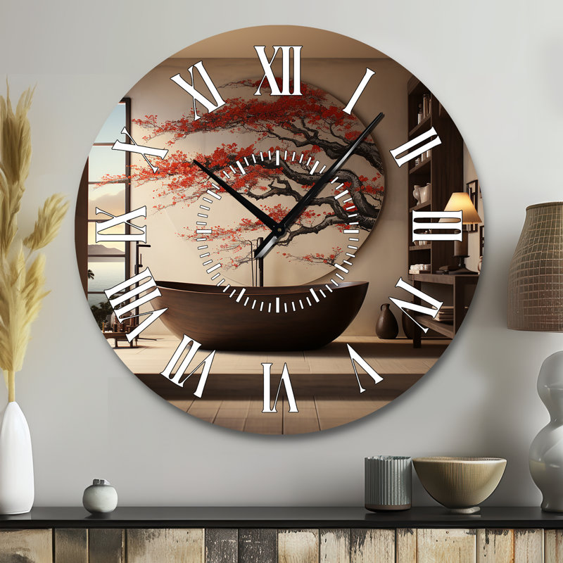 Horloge murale pour salle de bain, Grand