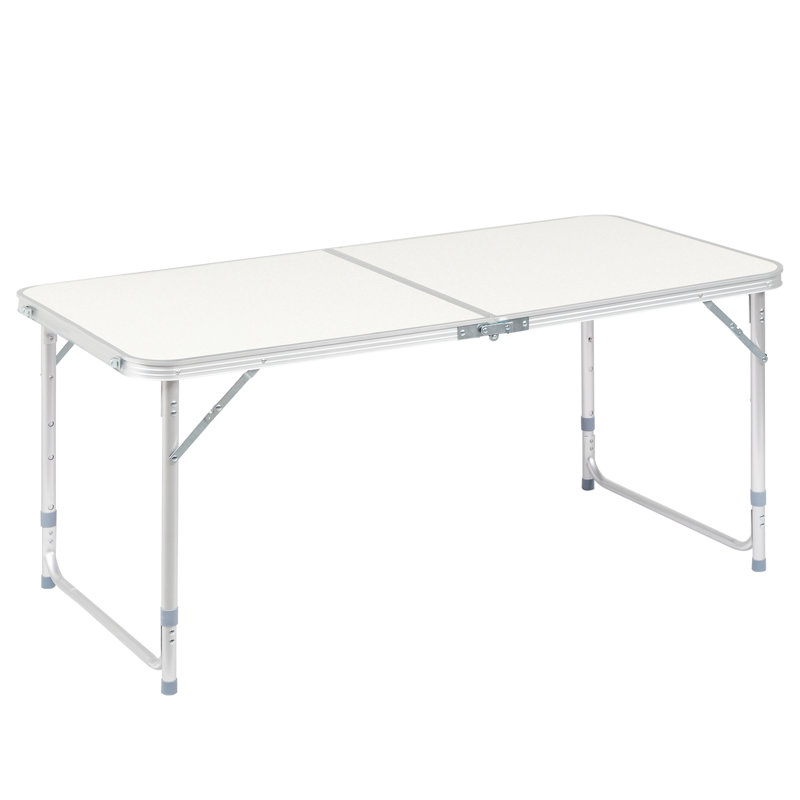 Table pliante rectangulaire réglable 47,2 po