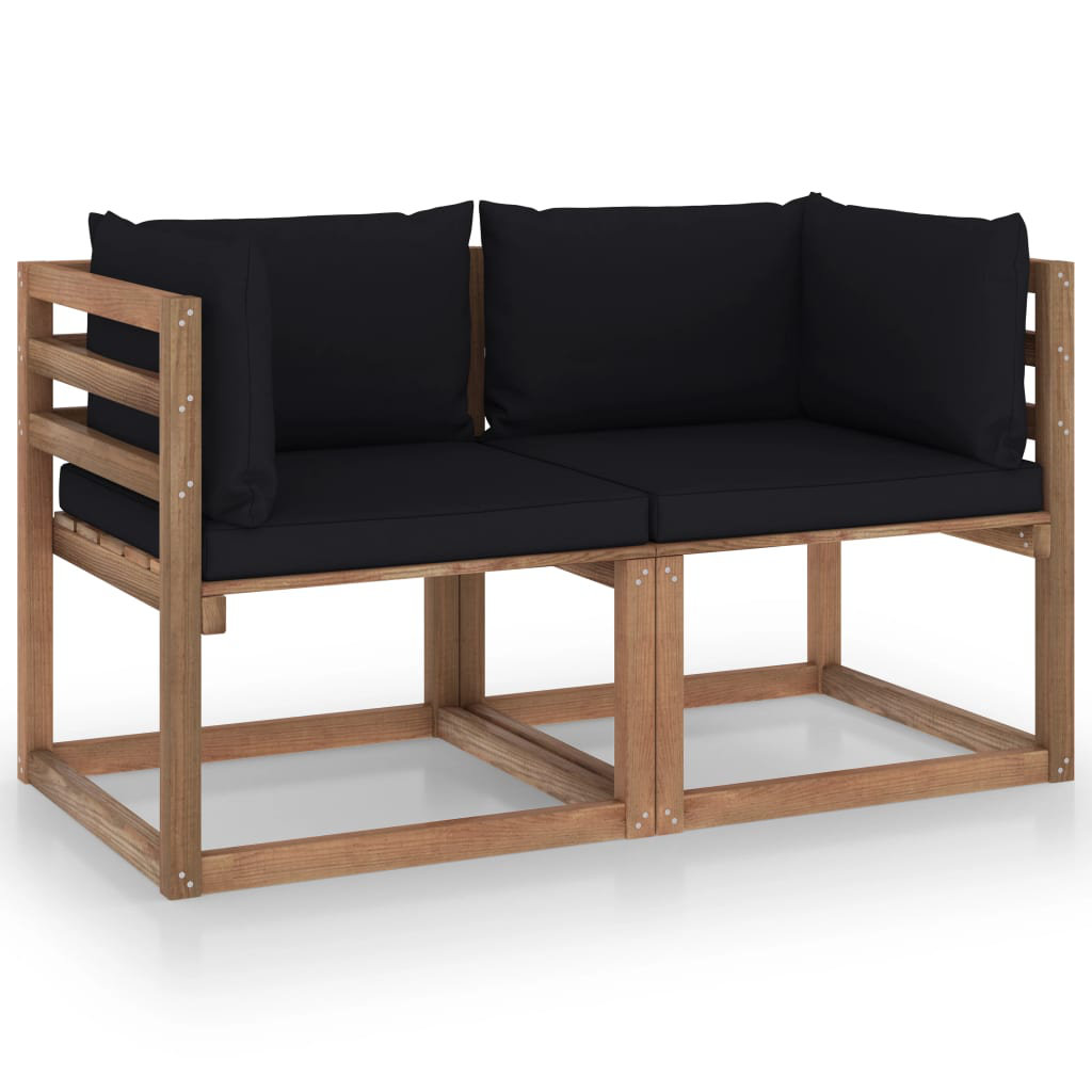 72 cm breites Gartensofa Hayze mit Kissen