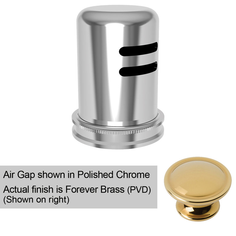 Taft Air Gap Kit, Forever Brass (PVD)